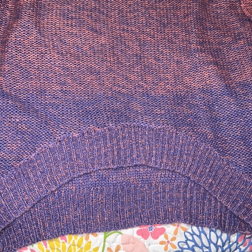 NEW SMALL PINK/PURPLE OMBRE SWEATER - Picture 2 of 4